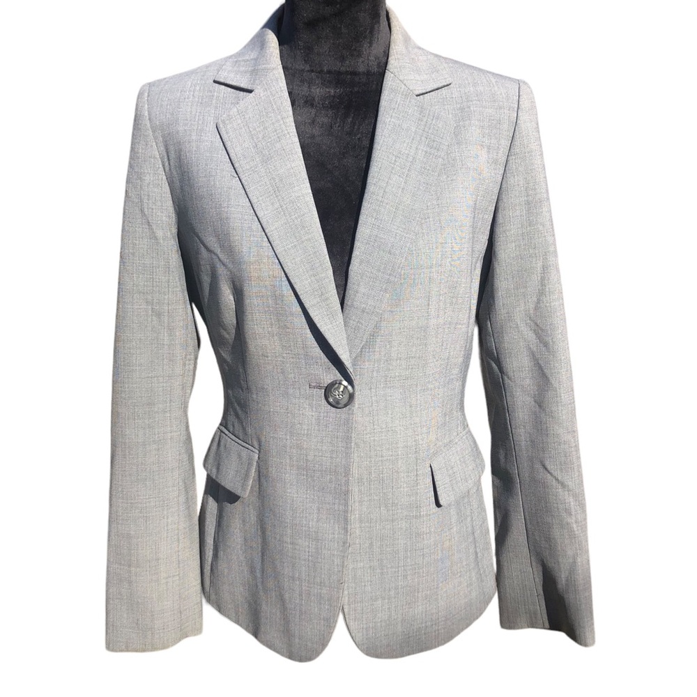 Alex Maria Pale Gray Career Blazer size 6 - Picture 10 of 10